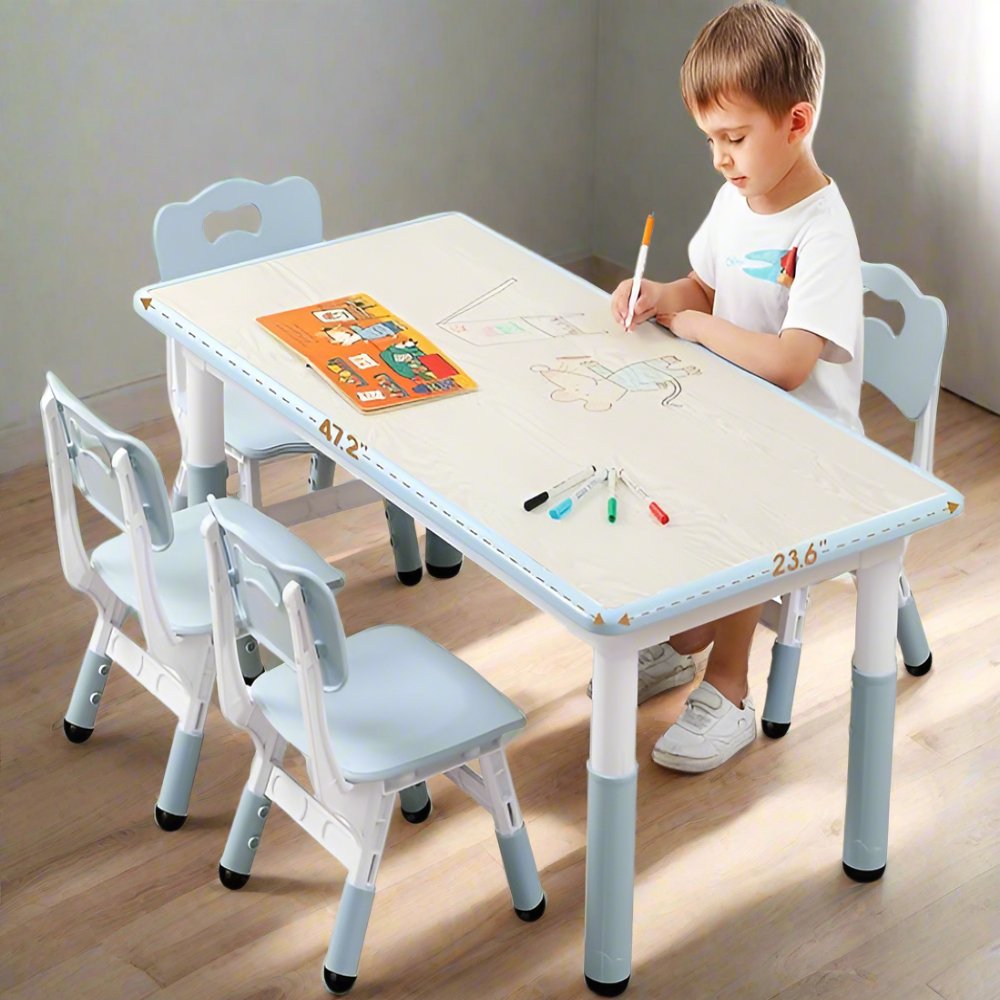 TableMultiActivités™ - Gris - bebe actif