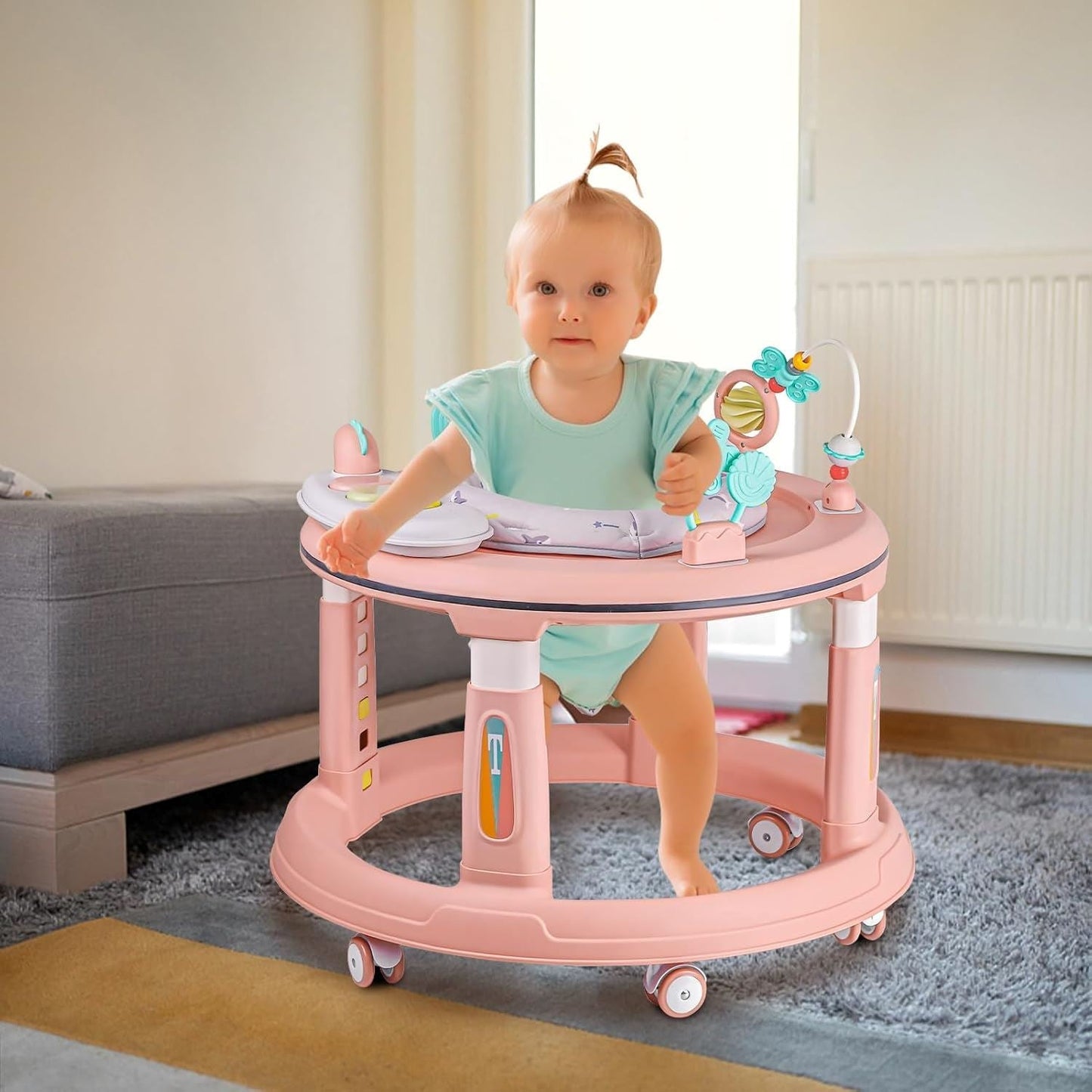 TrotteurBabyMove™ - Rose - bebe actif