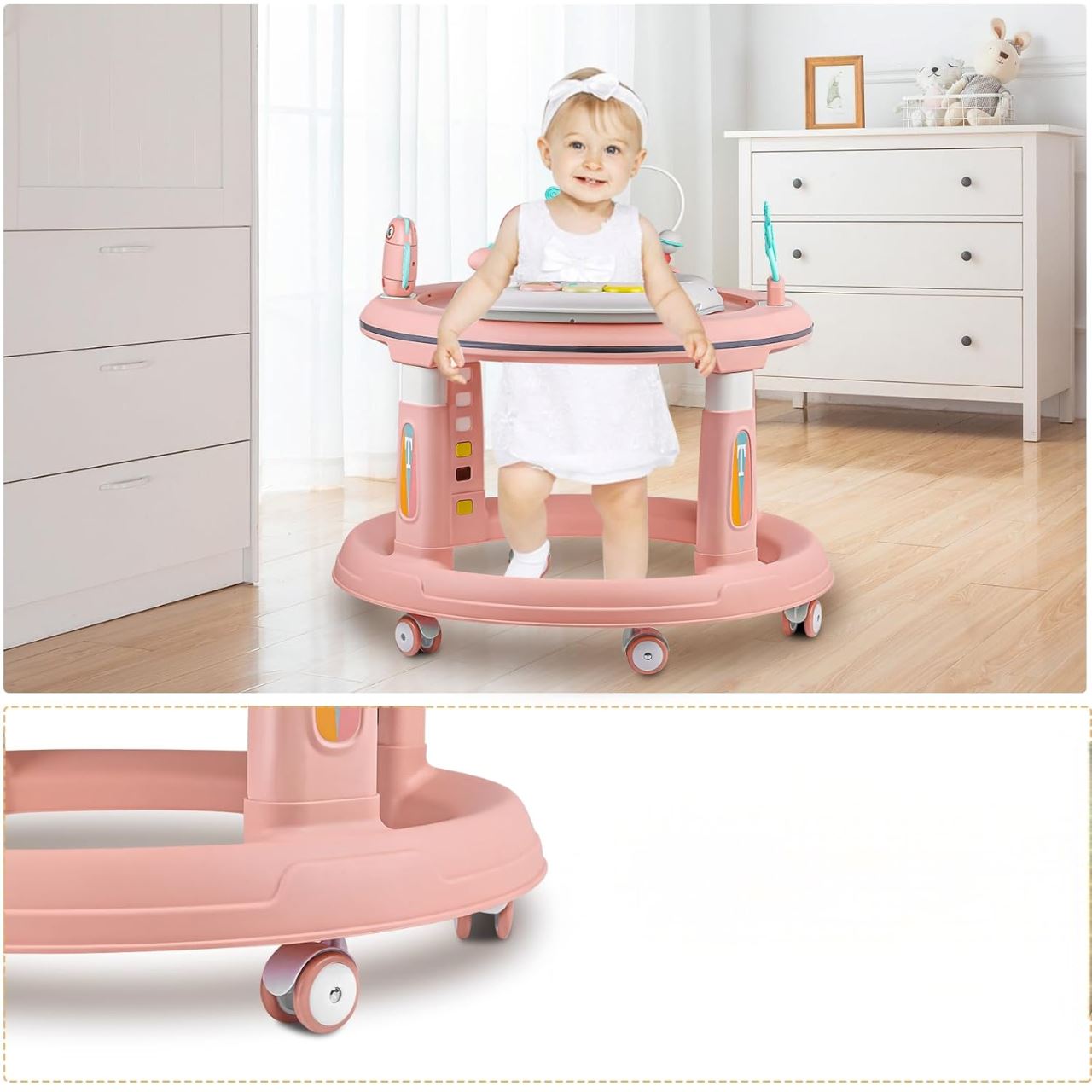 TrotteurBabyMove™ - Rose - bebe actif